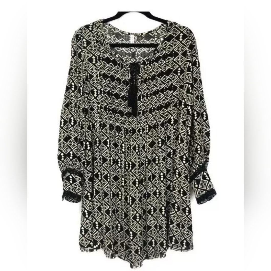 Free People Boho Tunic Dress Size M